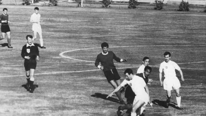 El partido Argentina-Inglaterra del Mundial de 1962 en Chile.