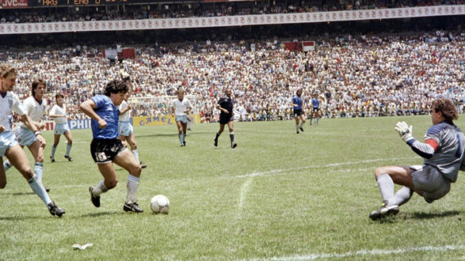 El gol del siglo.