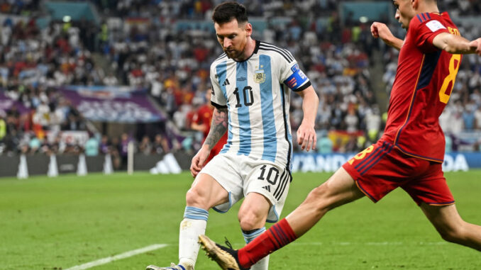 Lionel Messi. Imagen generada con Gemini AI.
