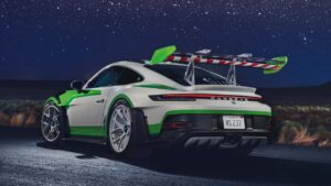 La version especial del 911 GT3 RS de Buzz creada por Porsche.