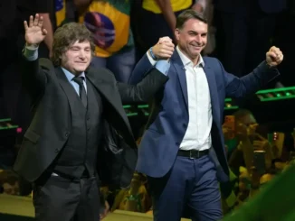 Milei celebró el resultado de Flávio Bolsonaro en Brasil y habló de una posible alianza